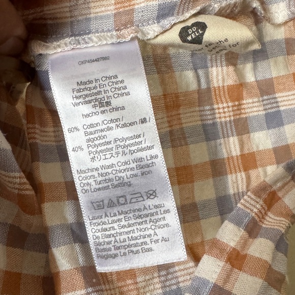 Madewell Gingham Ruffle Tank - Picture 2 of 4